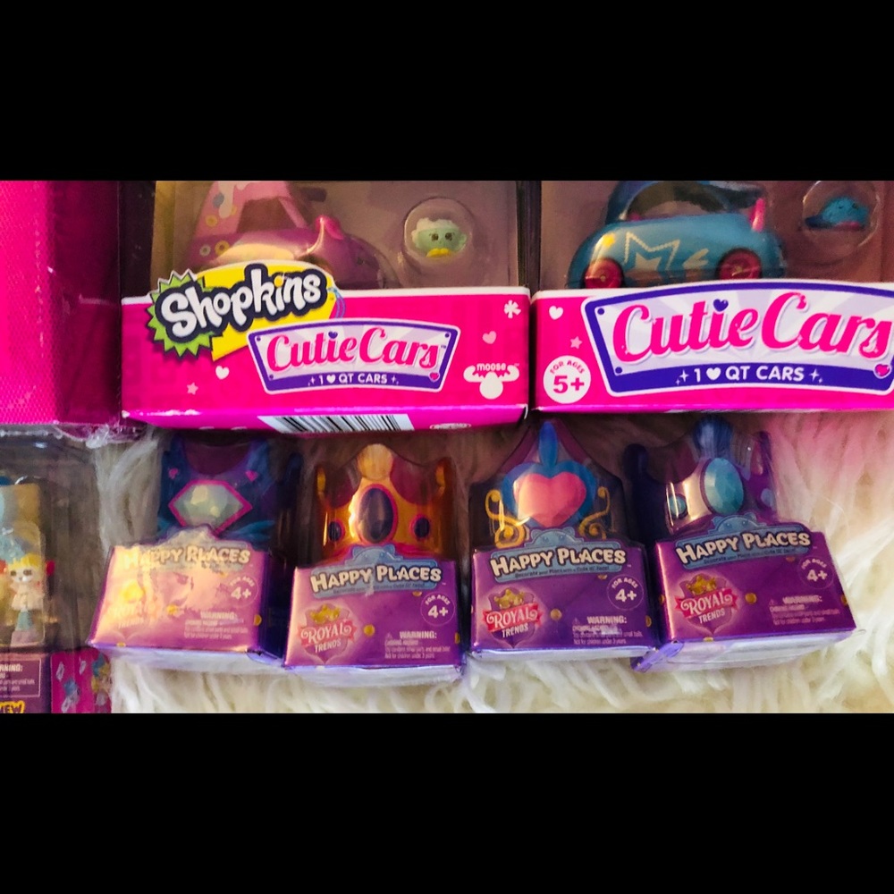 NIP 15pc Lot Shopkins Toys Happy Places Cutie Cars - Picture 5 of 6